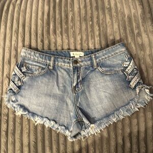 Others Follow Cutoff Jean Shorts Size 28